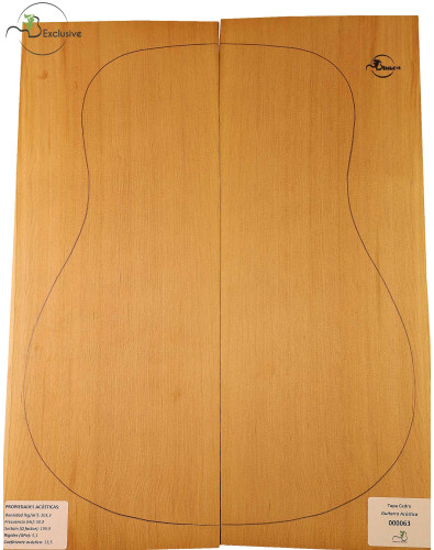 Table Cèdre Rouge Nº 000063 Guitare Acoustique MB Exclusive