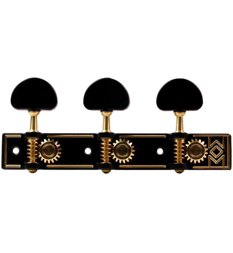 Aparicio Classical Guitar Machine Head Coruña Model Black-Bronze/Black