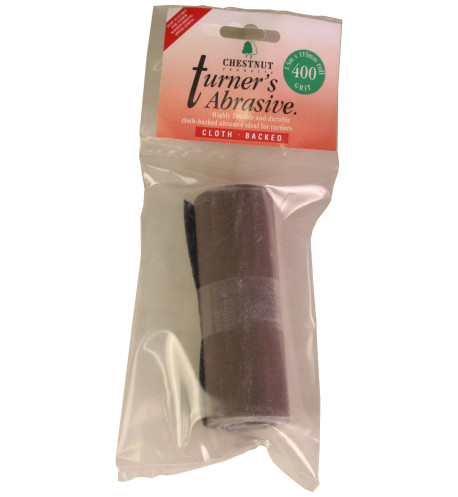 Cloth Sandpaper 400 Grit - Woodturning, 1.5 m Roll