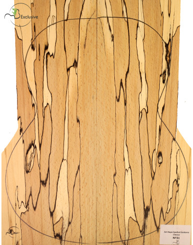 Juego Haya Spalted Guitarra...