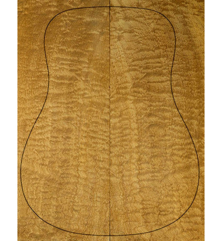 AAA Quilted Sapele Acoustic Guitar Backs