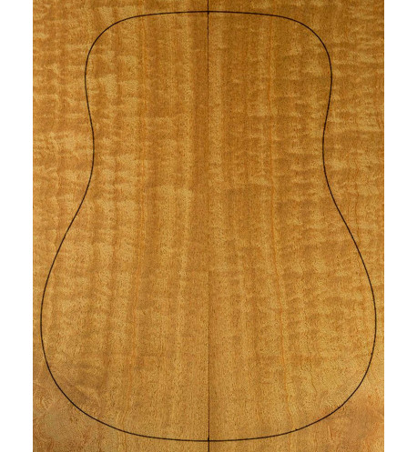 Quilted Sapele Acoustic Guitar Backs