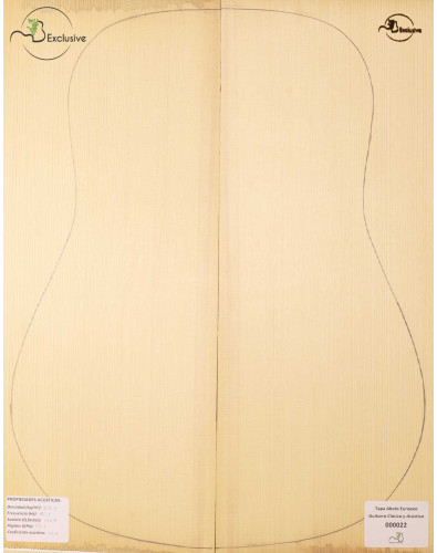 European Spruce Classical/Acoustic Guitar Top MB Exclusive Nº 000022