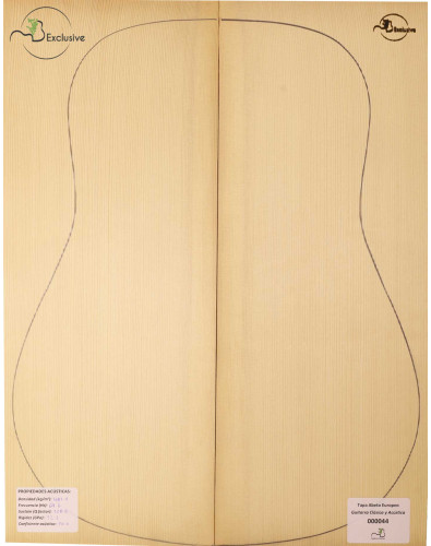 Tapa Abeto Europeo Nº 000044 Guitarra Clásica/Acústica MB Exclusive