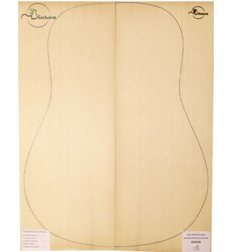 Table Épicéa Européen Nº 000048 Guitare Classique/Acoustique MB Exclusive