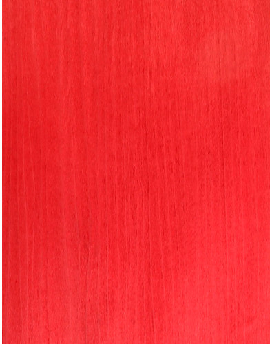 Feuille de Placage Rouge Marqueterie 550x200x0,5mm