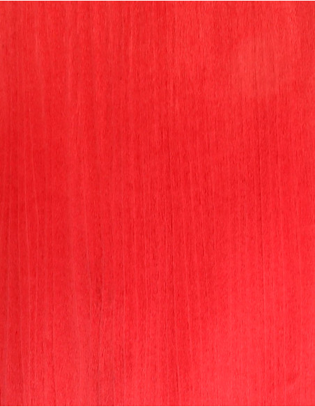 Feuille de Placage Rouge Marqueterie 550x200x0,5mm