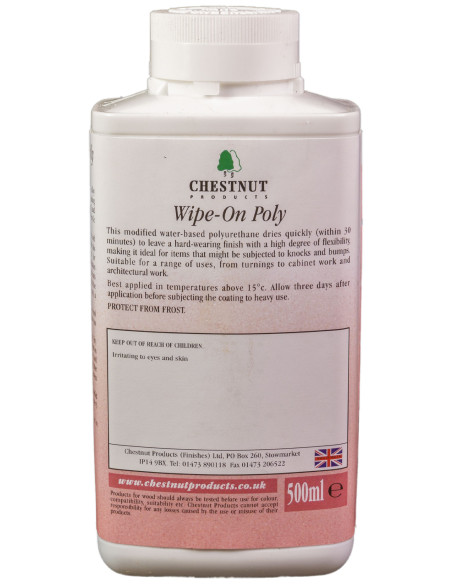 Wipe-On Poly 500ml Brillant Chestnut