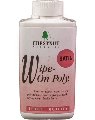 Vernis Wipe-On Poly 500ml Satin Chestnut