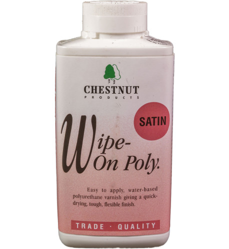 Vernis Wipe-On Poly 500ml Satin Chestnut