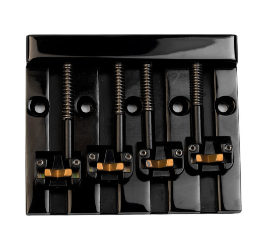 4 String KickAss™ Bass Bridge Black Hipshot