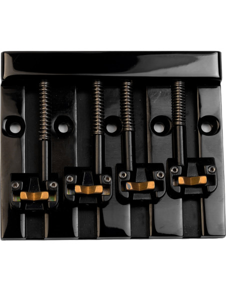 4 String KickAss™ Bass Bridge Black Hipshot