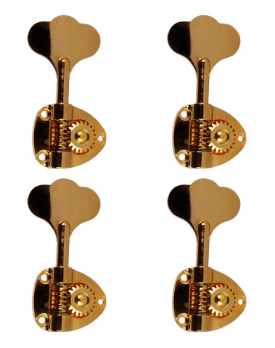 Gotoh GB11W-LCK Gold 4 in Line Bass Headstock 2