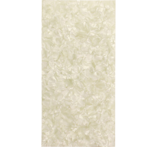 White Pearloid Blank 199,9x98x15mm