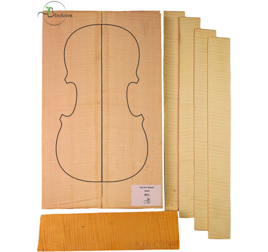 MB Exclusive Curly Maple Violin Set Nº1