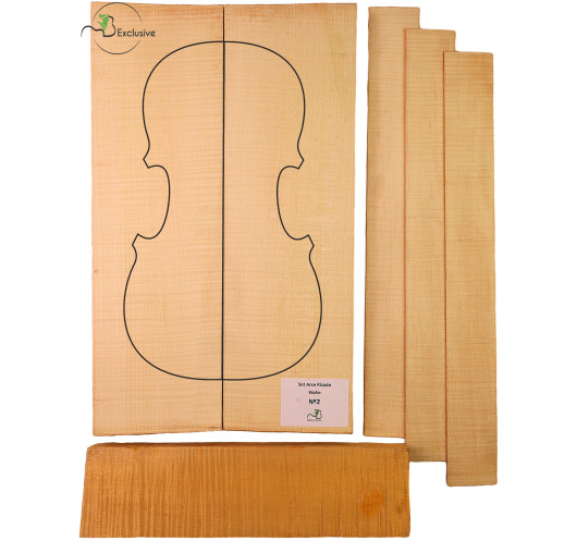 MB Exclusive Curly Maple Violin Set Nº2