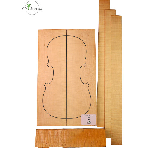 MB Exclusive Curly Maple Violin Set Nº4