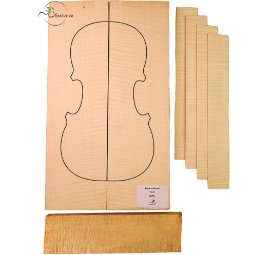 MB Exclusive Curly Maple Violin Set Nº5