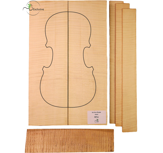 MB Exclusive Curly Maple Violin Set Nº11