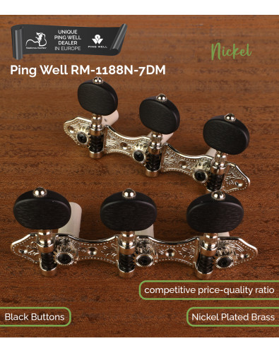 Mécaniques Ping Well® 3+3 Nickel RM-1188N-7DM 2