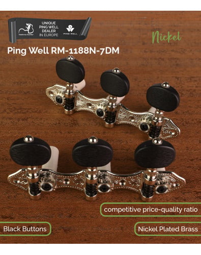 Ping Well® Machine Head 3+3 Nickel RM-1188N-7DM 2