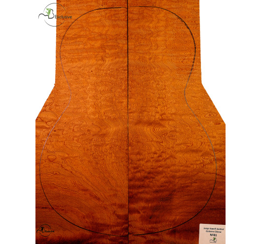 Juego Sapelli Quilted Guitarra...