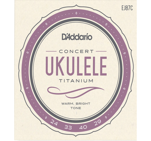 Concert Ukulele EJ87C D'Addario...