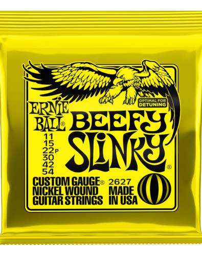 Juego de Cuerdas Ernie Ball Guitarra Eléctrica Beefy Slinky 11-54