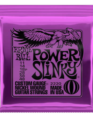 Juego de Cuerdas Ernie Ball Guitarra Eléctrica Slinky Power 11-48