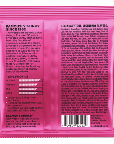 Juego de Cuerdas Ernie Ball Guitarra Eléctrica Slinky Super 9-42 2