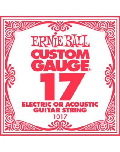 Cuerda Ernie Ball Guitarra Eléctrica / Acústica Plana 017