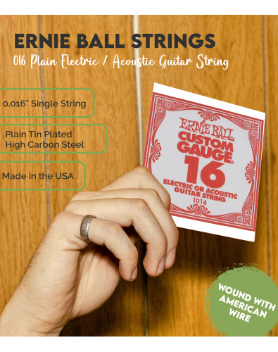 Ernie Ball 016 Plain... 2