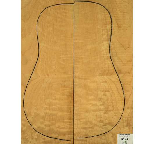 Quilted Maple Acoustic Guitar Set Nº...