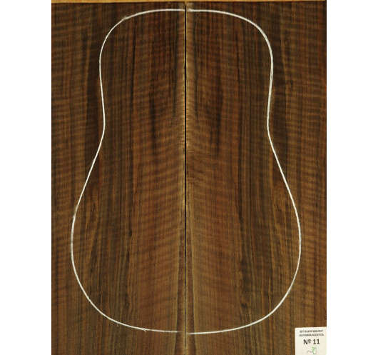 Flamed Black Walnut Acoustic Guitar...