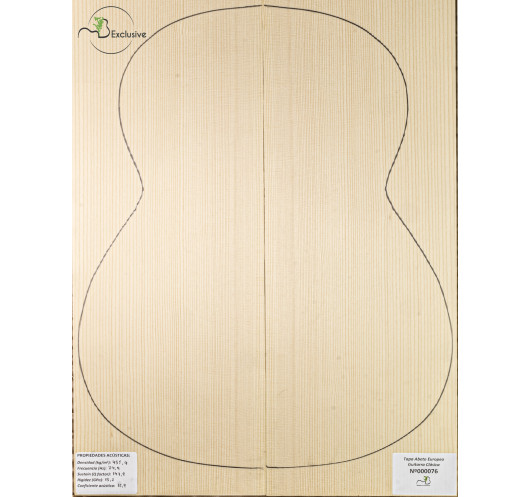 European Spruce Classical Guitar Top...