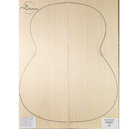 Tapa Abeto Europeo Nº 000074 Guitarra...
