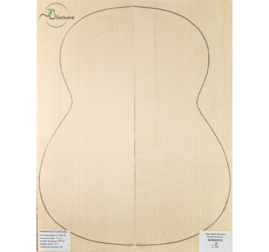 European Spruce Classical Guitar Top...