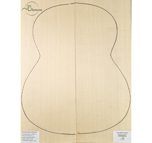 Tapa Abeto Europeo Nº 000061 Guitarra...