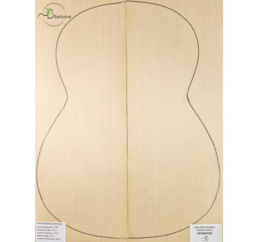 European Spruce Classical Guitar Top...