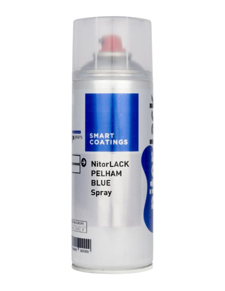 Spray Azul Celeste Metálico NITORLACK® ( Metal Pelham Blue 400ml)