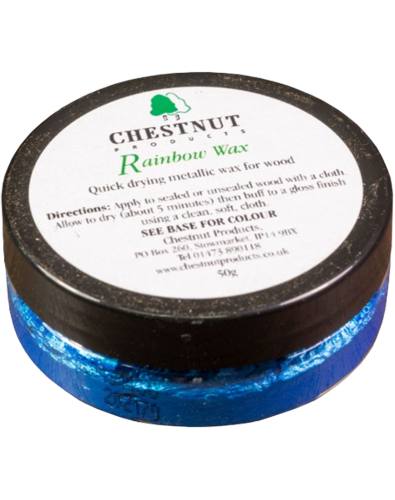 Cera Rainbow Azul Brillante 50g Chestnut