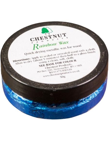 Cera Rainbow Azul Brillante 50g Chestnut