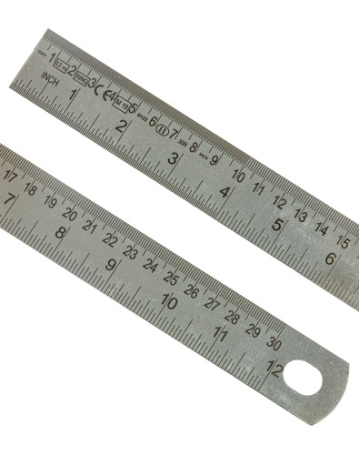 Metal Ruler Metrica 300 mm