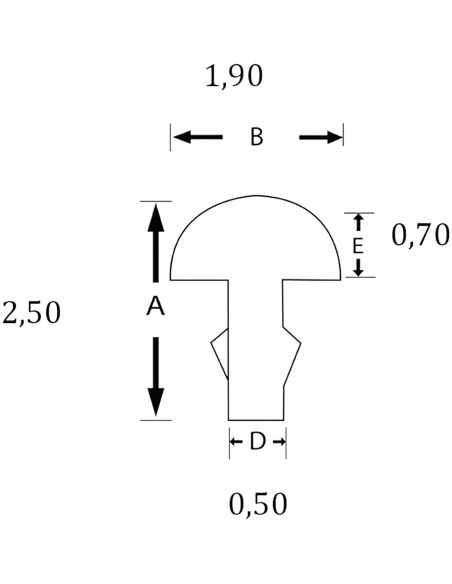 Set 12 Trastes SINTOMS 1,9mm