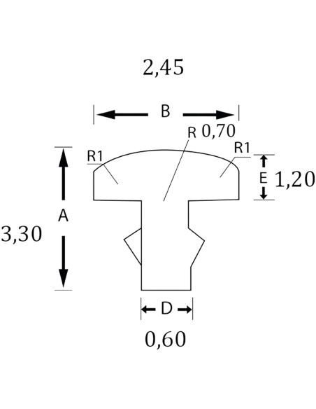 Set 12 Trastes Frill SINTOMS 2,5mm