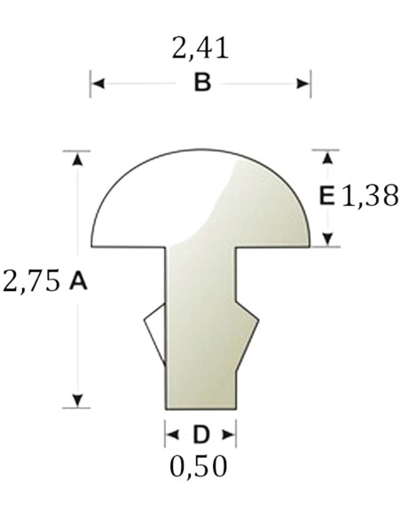 Set Trastes Rectos Sintoms 2,4 mm