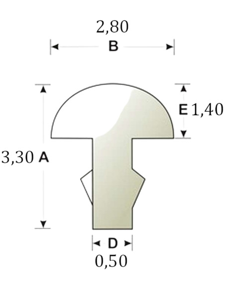 Pack 2 Sets Trastes 2,8 y 2,3 mm