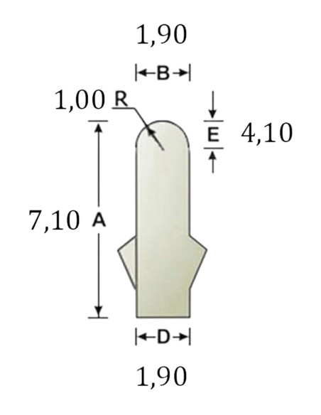 Set Trastes Antiguo Sintoms 1,9 mm