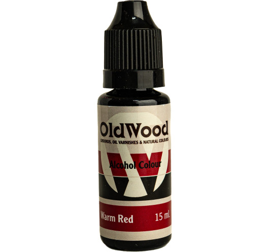 OldWood Teinture Concentrée à l'Alcool Rouge Foncé 15 ml