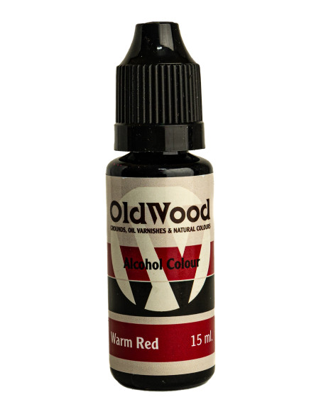 OldWood Teinture Concentrée à l'Alcool Rouge Foncé 15 ml